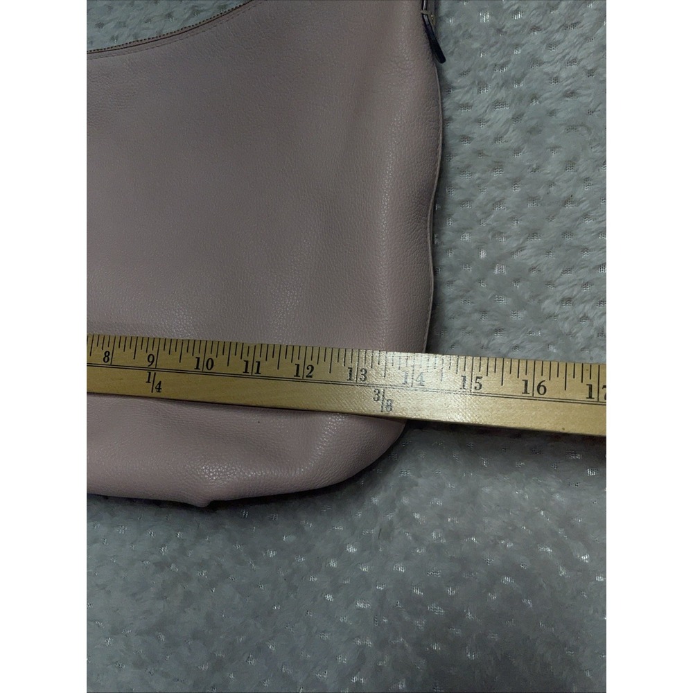 Coach Pebbled Pink Leather Hobo Shoulder Bag - Picture 4 of 14